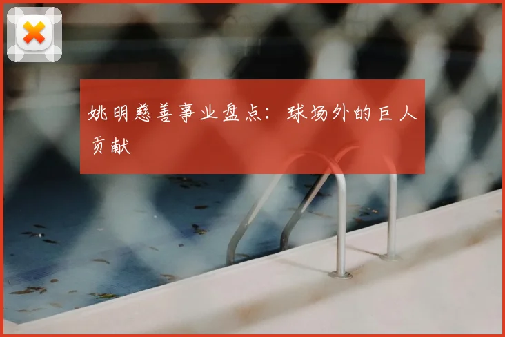 姚明慈善事业盘点:球场外的巨人贡献